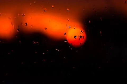 Blurring and defocusing the sunset background. Sun and sky, beautiful night. 写真素材