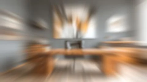 Blurring the background in a modern office interior Stock Photos