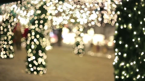 Blurring Christmas background. Stock Footage 119847910