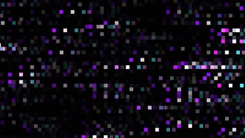 Blurring Overlaid Squares Spread Stretching Noise Field Stock-Footage 139736940