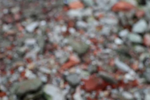 Blurry Abstract Background of Construction Debris and Fragmented Materials .. Stock Photos