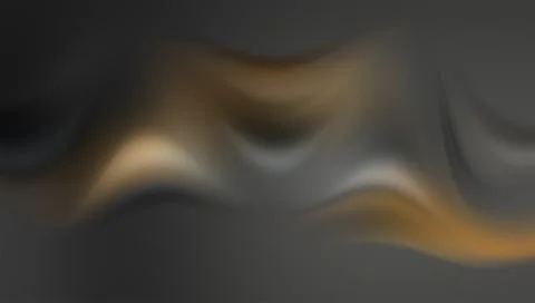 Blurry abstract background with gold and gray waves Stockillustratie
