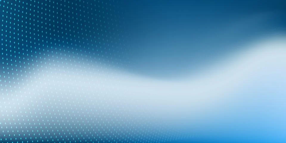 Blurry abstract background with a soft gradient blending deep blue into whi.. Illustrazione stock