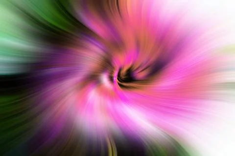 Blurry abstract image: a beautiful pink flower Stock Illustration