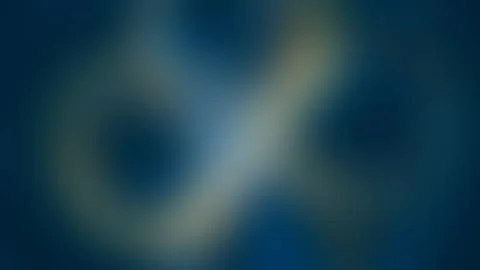 Blurry abstract light effect with swirling shapes in blue background Stock Illustration