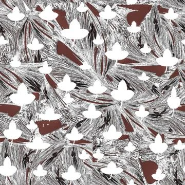 Blurry abstract seamless pattern design Stock Illustration