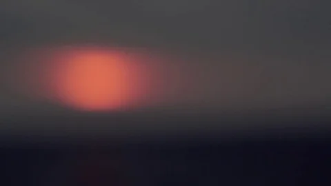 Blurry abstract sun Stock Footage