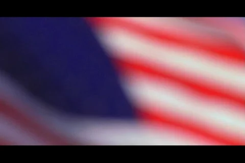 Blurry American Flag Background Stock Footage 379866
