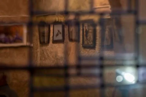 Blurry art exposition Stock Photos