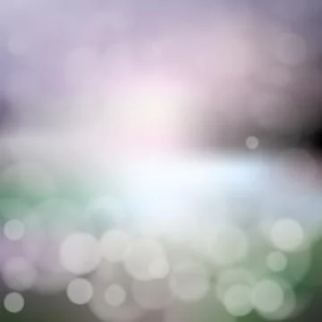 Blurry background with bokeh effect. Abstract vector illustration Stock Illustration