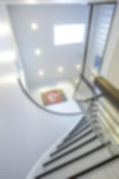 Blurry background house corridor Stock Photos