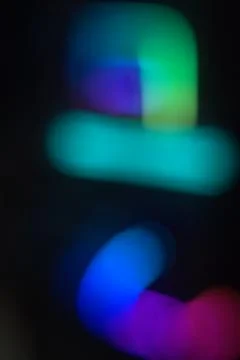 Blurry background pic thirthteen,swirly linear colorful rounded lights pattern  Stock Photos