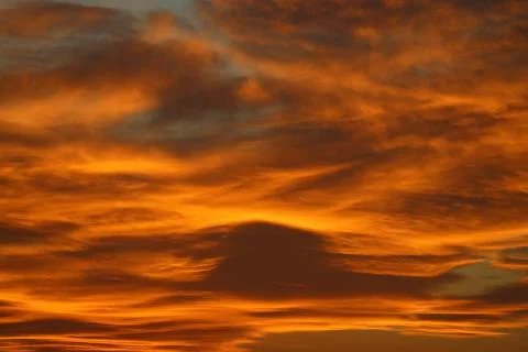 Blurry background of red sunset sky. Stock Photos