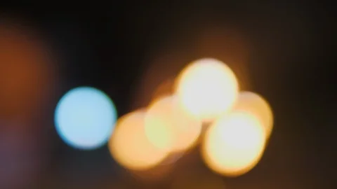 Blurry background view of red hot flame of the street fire show performance 動画素材 119534345