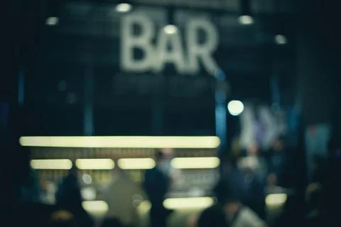 Blurry bar background Stock Photos