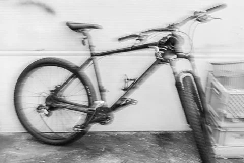 Blurry  Bicycle Stock Photos