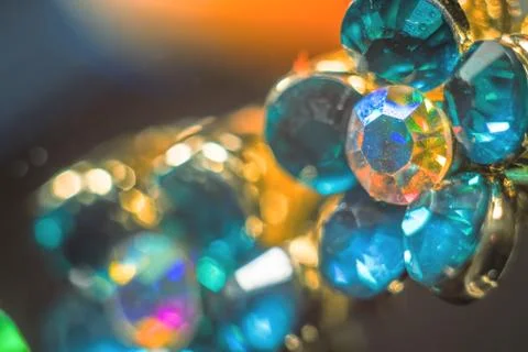 Blurry bijouterie wallpaper. Stock Photos