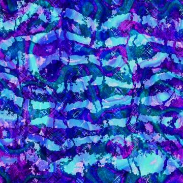 Blurry blue gradient glitch abstract artistic texture background. Wavy irregular Stock Illustration