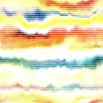 Blurry blur thin stripe dye texture background. Wavy irregular bleeding wave Stock Illustration