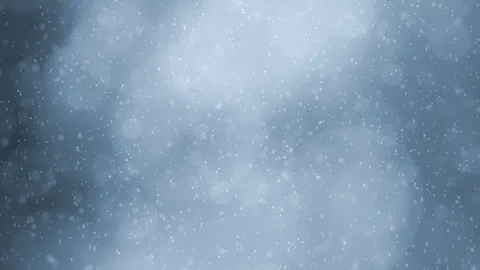 Blurry bokeh background with snow falling animation Stock Footage 120809067