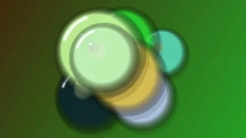 Blurry Bottle on Green Background. Stock Footage 328998767