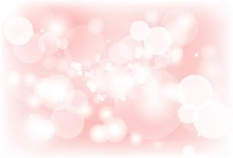 Blurry bubble, Bokeh abstract background soft pink pastel vector illustration Stock Illustration