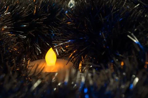 Blurry candle  backgrounds in the Light Stock Photos