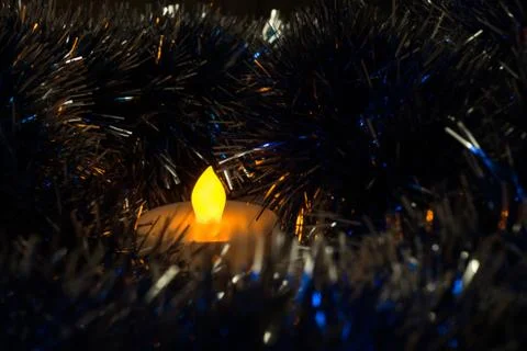 Blurry candle  backgrounds in the Light Stock Photos