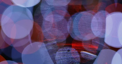 Blurry christmas lights Stock Footage 98952672