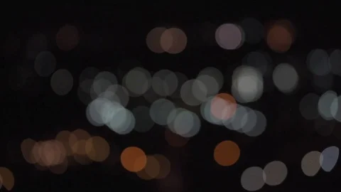 Blurry City Lights Stock Footage 84830569