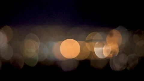 Blurry city lights Stock Footage 133885701