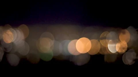 Blurry city lights Stock Footage 133885702