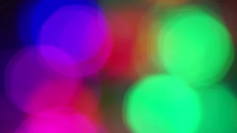 Blurry City Lights Loop Stock Footage 90461639