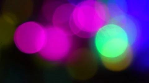 Blurry City Lights Loop 스톡 동영상 90461916