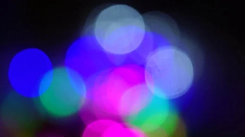 Blurry City Lights Loop Stock Footage 90462120