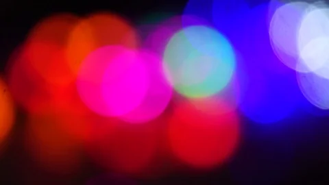 Blurry City Lights Loop Stock Footage 90462179