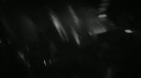Blurry close up of steam powered generator Video stock 21431315