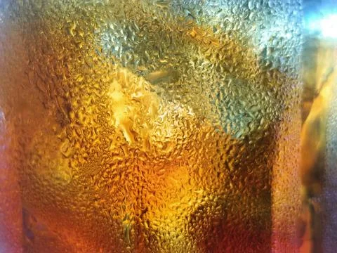 Blurry cold tea background. background texture Stock Photos