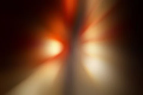 The blurry colored lights create an interesting abstract pattern. Warm color Stock Illustration