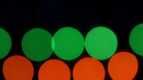 Blurry Colorful Lights 2 Stock Footage 25686419