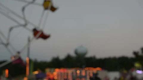 Blurry County Fair Scene - Background Vídeos de archivo 66312544