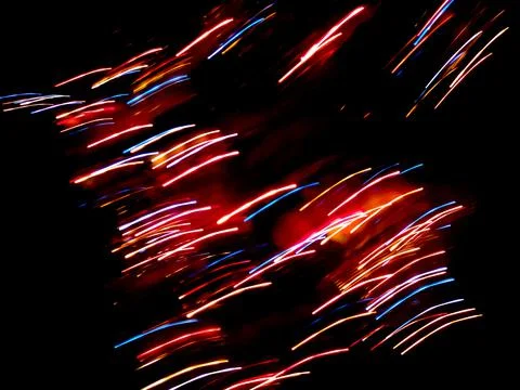 Blurry defocused dynamic abstract background. Art blurred bokeh background wi 스톡 사진