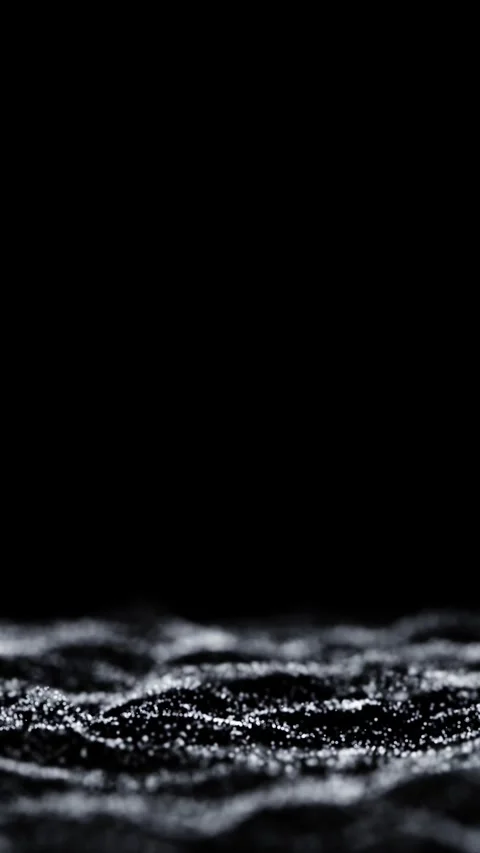 Blurry dotted waves slow motion loop vertical background Stock Footage 340590758