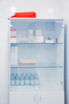 Blurry empty interior operating room and modern equipment in hospital.Medical Stock Photos