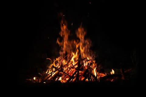 The blurry fireplace Stock Photos