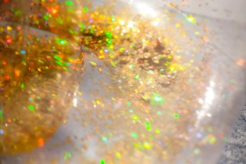 Blurry glitter texture in the Life ring. Stock Photos