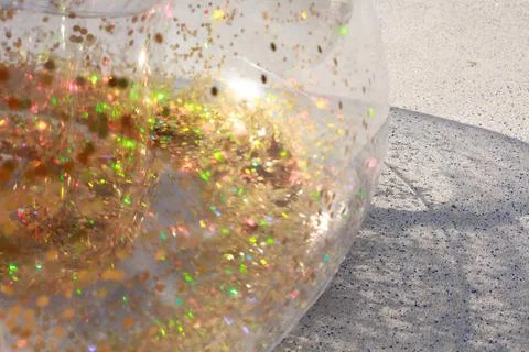 Blurry glitter texture in the Life ring. Stock Photos