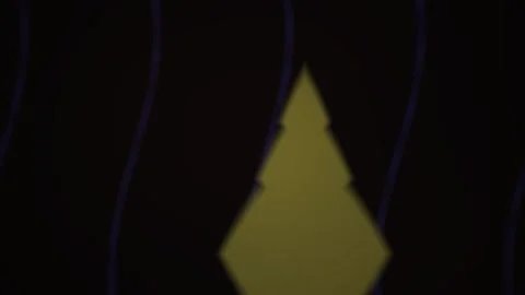 Blurry gold shape on black background. Stock Footage 336693278