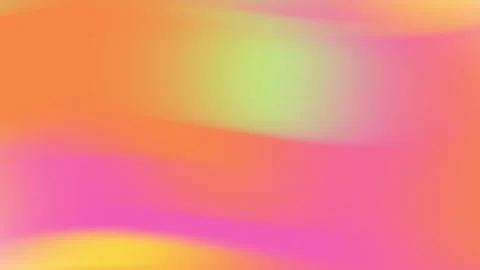Blurry gradient of orange pink yellow and green Stock Footage 320764432
