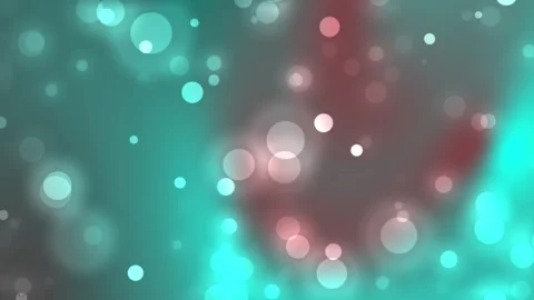 Blurry green and red background with white circles Stock Footage 299710398